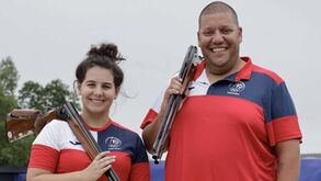 Maria Inês de Barros e João Paulo Azevedo campeões mundiais de fosso olímpico