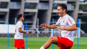 João Moutinho depois do primeiro treino em Braga: «Acolheram-me muito bem»