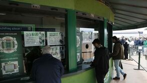 Sporting inicia venda de bilhetes para o Sp. Braga quarta-feira
