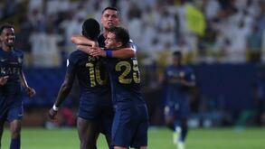 Al Nassr-Al Shabab, 4-0: CR7 parece um miúdo