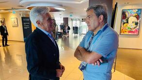 Fernando Gomes e Pedro Rocha no Mónaco: candidatura conjunta ao Mundial'2030 não corre risco