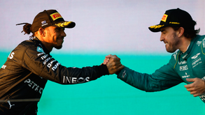 Alonso 'apoia' renovação de Hamilton: «Quando aparecer alguém mais rápido que ele... falamos»