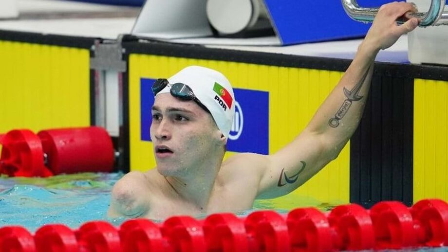 Diogo Cancela quarto nos 50 livres dos Mundiais natação adaptada com novo recorde