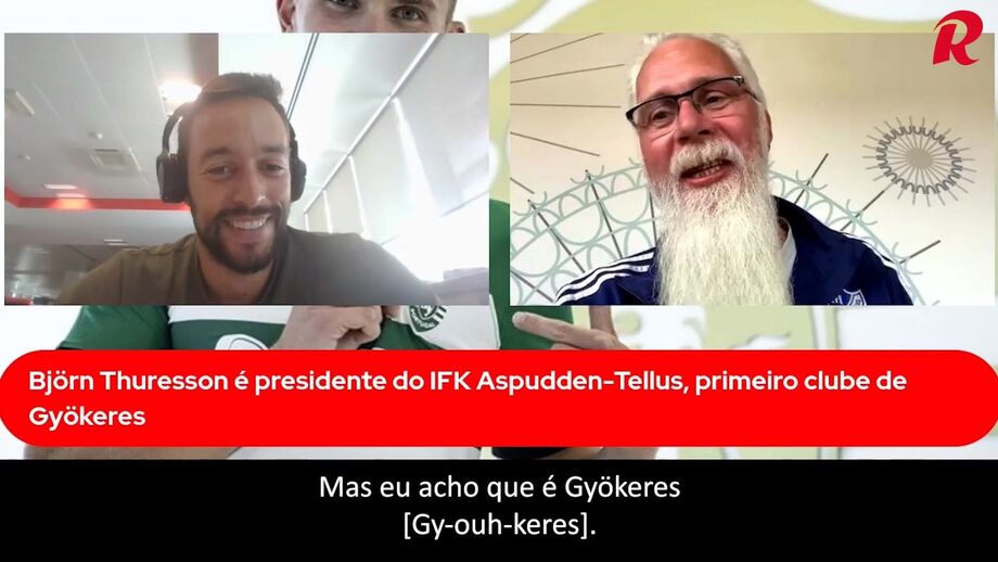 Björn Thuresson, presidente do IFK Aspudden-Tellus, o primeiro clube do sueco