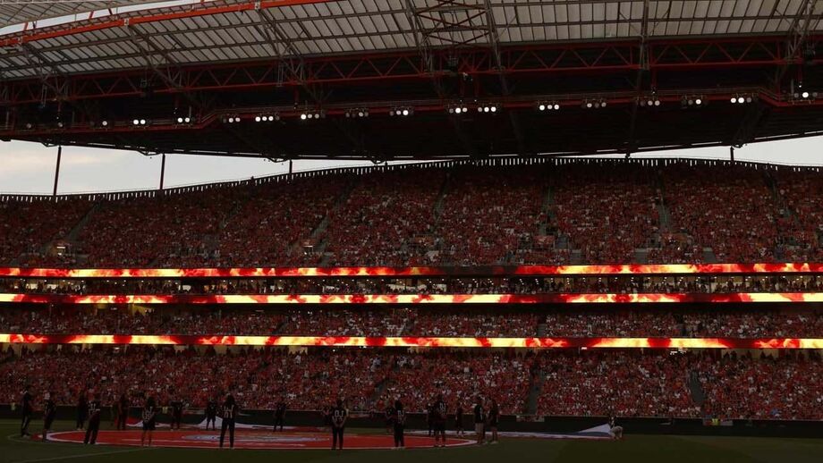 Luz contribuiu com mais de 58 mil adeptos para esta jornada