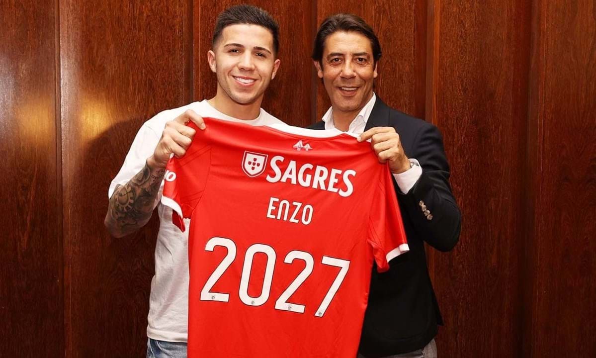 8. River Plate, 359 M€. Maior transferência: Enzo Fernández para o Benfica por 44 M€ (18M€ por 75% do passe mais 25% da transferência do argentino por 121 M€ para o Chelsea).