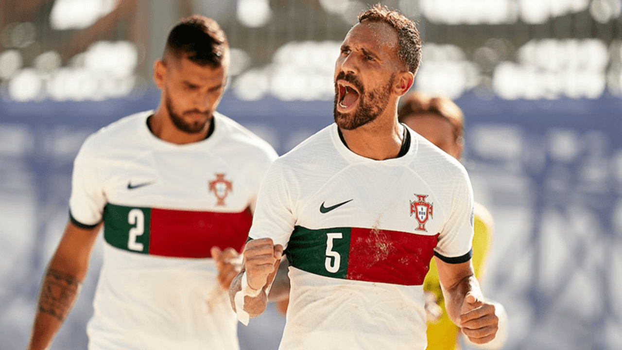 Jogos Europeus. Portugal goleia Chéquia em futebol de praia feminino