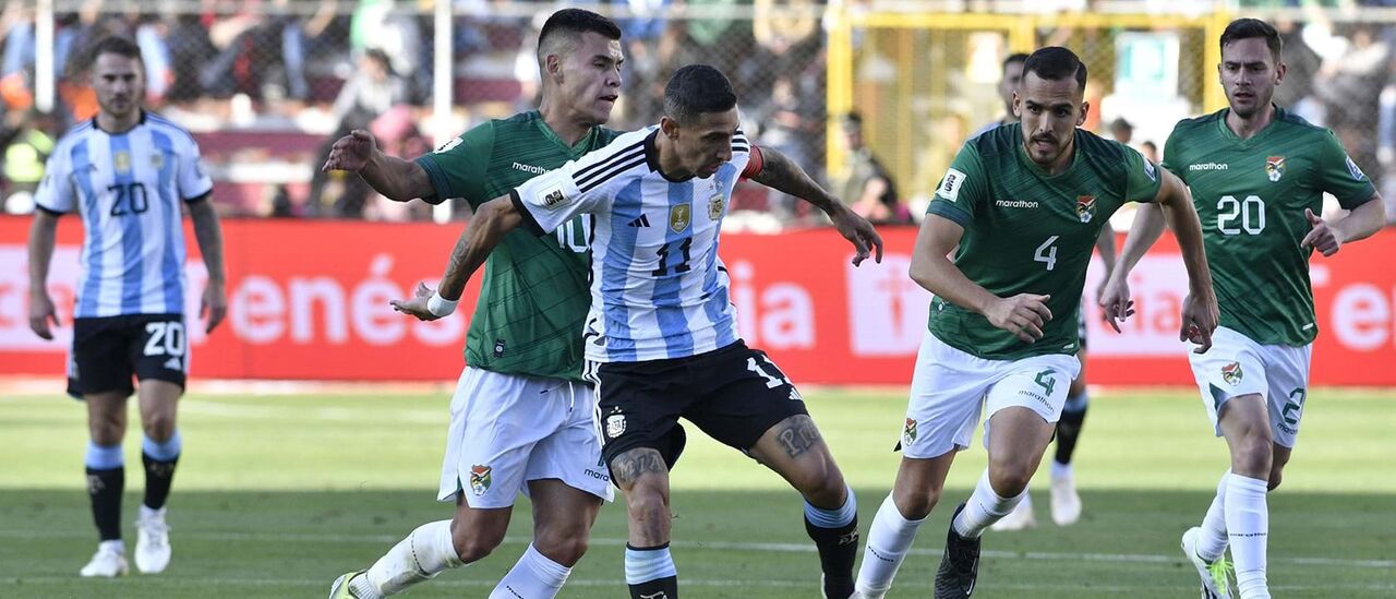 Di María esteve em grande na altitude de La Paz