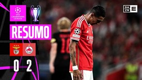 O resumo do Benfica-Salzburgo (0-2)