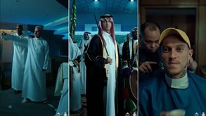 De espada da mão e vestido a rigor: Ronaldo é estrela no vídeo de celebração de feriado nacional saudita