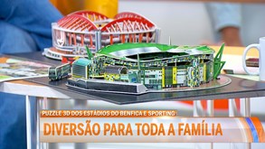 Estádios da Luz e Alvalade em Puzzle 3D grátis com o Record: «Vai ser uma atividade divertida em família»