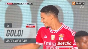 O grande golo de Bah que adiantou o Benfica diante do Portimonense
