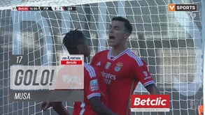 Musa volta a marcar pelo Benfica: croata só teve de encostar