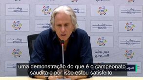 Jorge Jesus rendido à chuva de golos no Al Ittihad-Al Hilal: «Uma demonstração do que é o campeonato saudita»