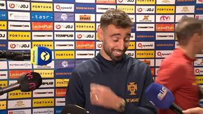 Golo similar ao de Eusébio? A reação de Bruno Fernandes diz tudo