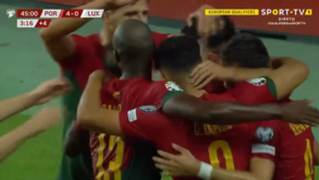 Gonçalo Inácio bisa frente ao Luxemburgo com Bruno Fernandes novamente na assistência: veja o golo