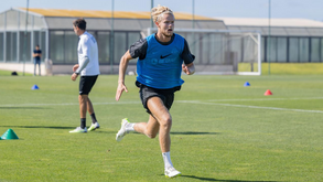 Treino com internacionais