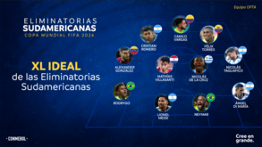 Di María no onze ideal da dupla ronda de qualificação sul-americana