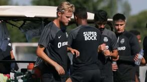 Nos bastidores do treino do Sporting: o exercício a mil que deixou Coates e Hjulmand a respirar fundo
