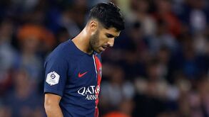 PSG anuncia que Marco Asensio é baixa por lesão até ao final do mês