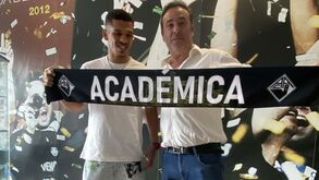 Vítor Gabriel apresentado na Académica