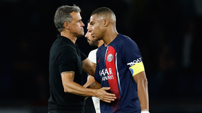 Luis Enrique após a derrota do PSG com o Nice: «Estou contente com o desempenho da equipa»