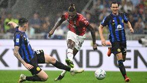 A crónica do Inter-Milan, 5-1: Rafael Leão não evita humilhação