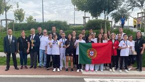 Vantagem máxima e... fim de combate: Nuno Moreira em grande nos Campeonatos da Europa de Goju-Ryu