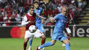 Ricardo Horta após derrota com o Nápoles: «Acreditamos que ainda faremos coisas bonitas»