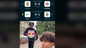 Zenit foi lembrar resultado com o Benfica e adeptos não se ficaram