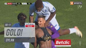 O golo aos 90'+11 que deu o empate ao Vizela na visita ao Estoril 