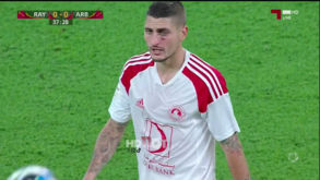 Verratti estreou-se no Qatar e acabou com a cara bem marcada