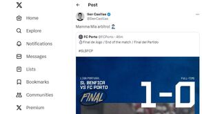 Iker Casillas atira-se a João Pinheiro: «Sempre árbitros de merda para o FC Porto»