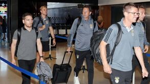 Benfica parte este domingo com destino a Milão