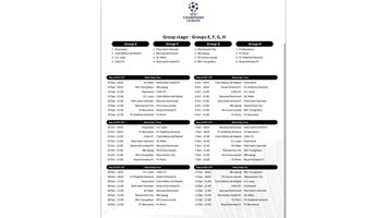 Champions: o calendário de Benfica, FC Porto e SC Braga na fase de