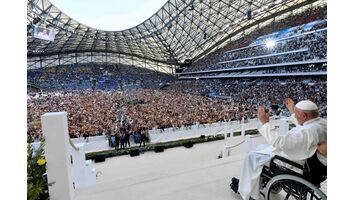 Stade Velodrome Em Marselha, França Fotografia Editorial - Imagem