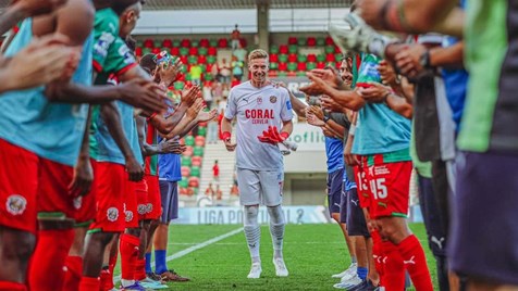 Hoje festejaram mesmo o golo e não um corte: Palhinha estreia-se a