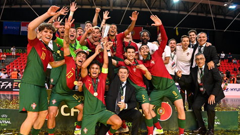 Portugal é Campeão Mundial de Futsal pela primeira vez