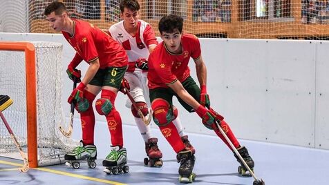 Selecção de Hóquei em Patins também venceu na segunda jornada do europeu  sub17 em Hóquei em Patins