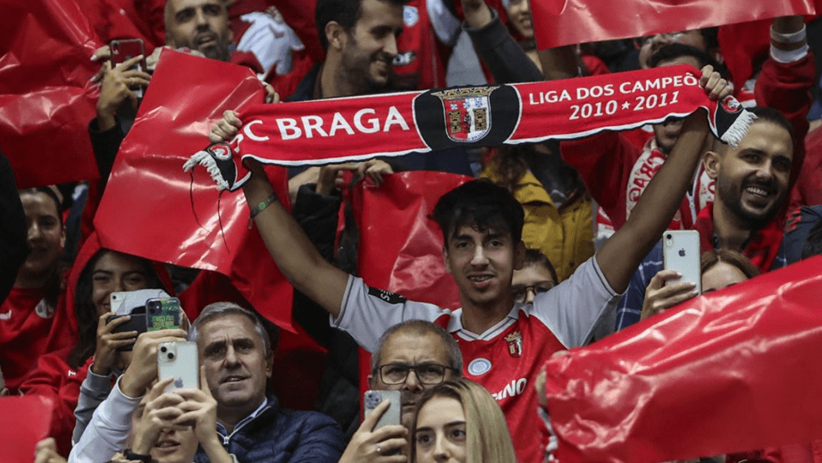 Municipal de Braga contou com atmosfera de jogo grande no Sp. Braga-Nápoles