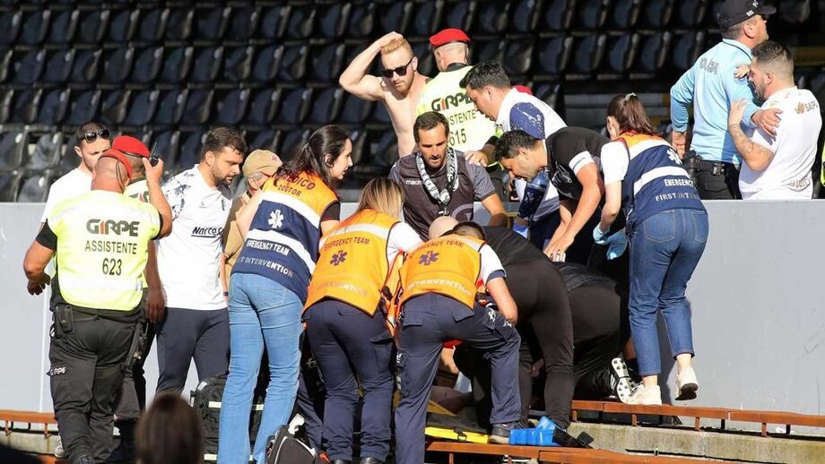 Adepto que caiu da bancada no Estádio D. Afonso Henriques a recuperar: «Tive uma segunda oportunidade»