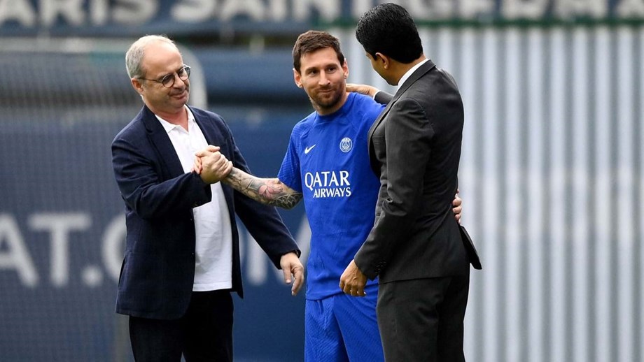 Presidente do PSG responde a 'lamento' de Messi: «Com todo o respeito, somos um clube francês...»