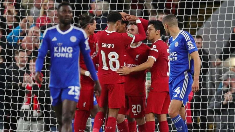 Diogo Jota marca na vitória do Liverpool sobre o Leicester