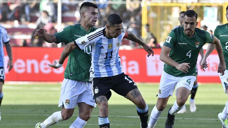 Di María esteve em grande na altitude de La Paz