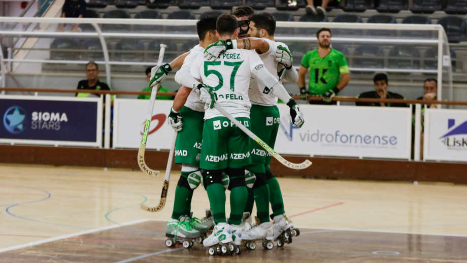 Leões bateram o Valongo por 4-2 e vão defrontar amanhã (18 horas) o vencedor do jogo entre FC Porto e Sp. Tomar