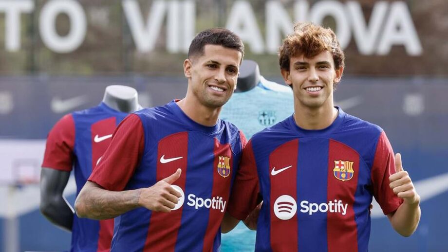 João Cancelo e João Félix poderão hoje entrar nas opções iniciais de Xavi