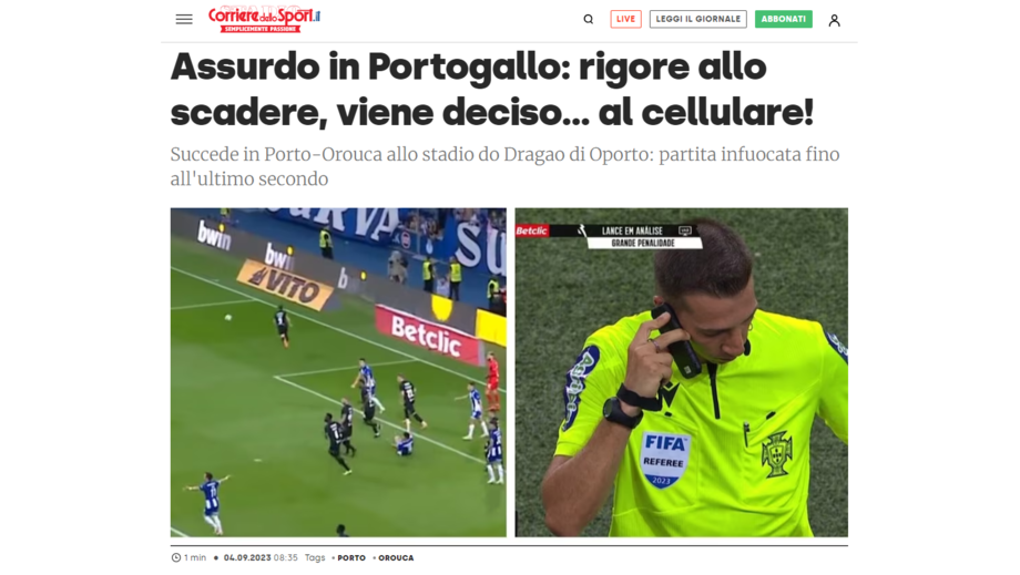 Na minha vida nunca vi 20 minutos de descontos”: Arouca contesta tempo de  compensação contra o FC Porto – Observador