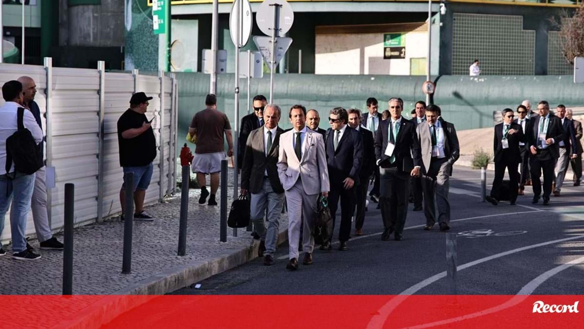 Federico Varandas arrives at Sporting’s AG team in Pavelhão João Rocha – Fotogalerias