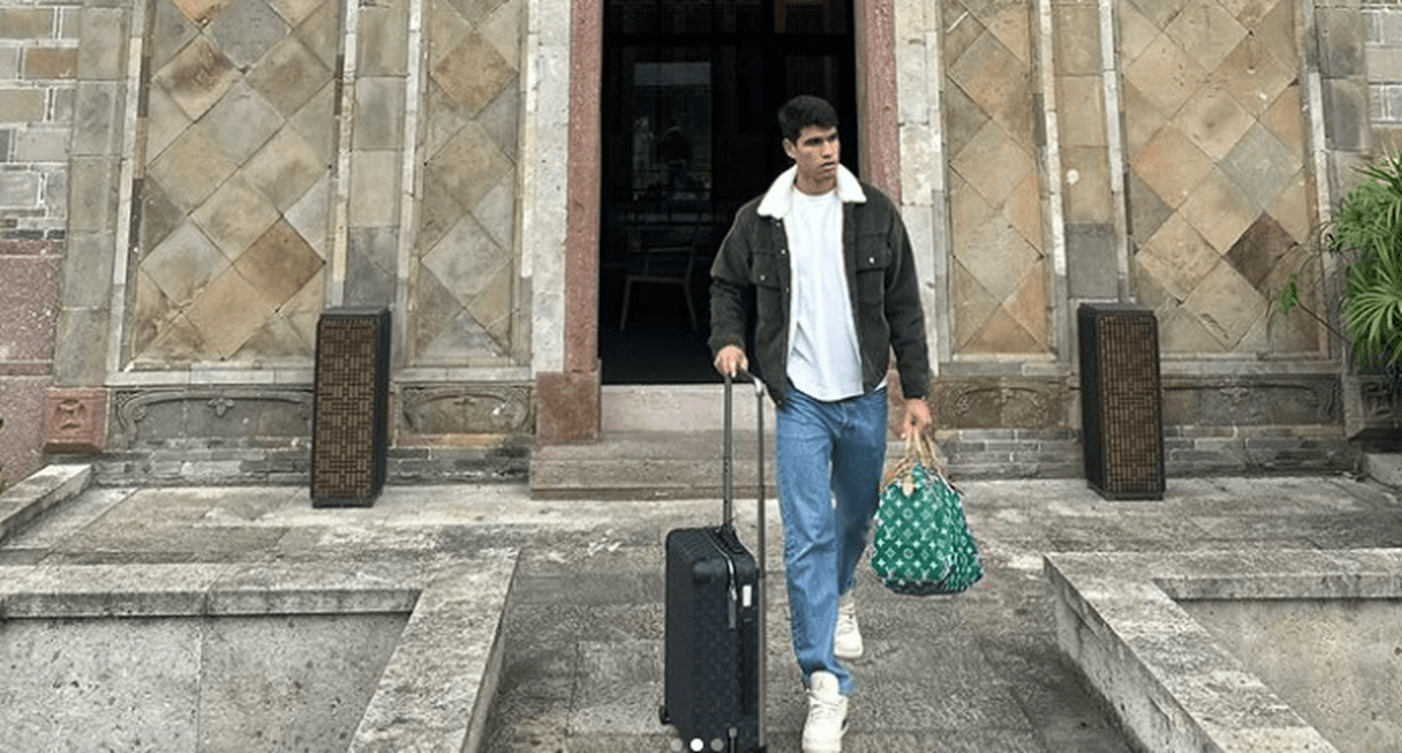 Carlos Alcaraz surpreende com mala de 1 milhão de euros - Jogo da Vida -  Jornal Record