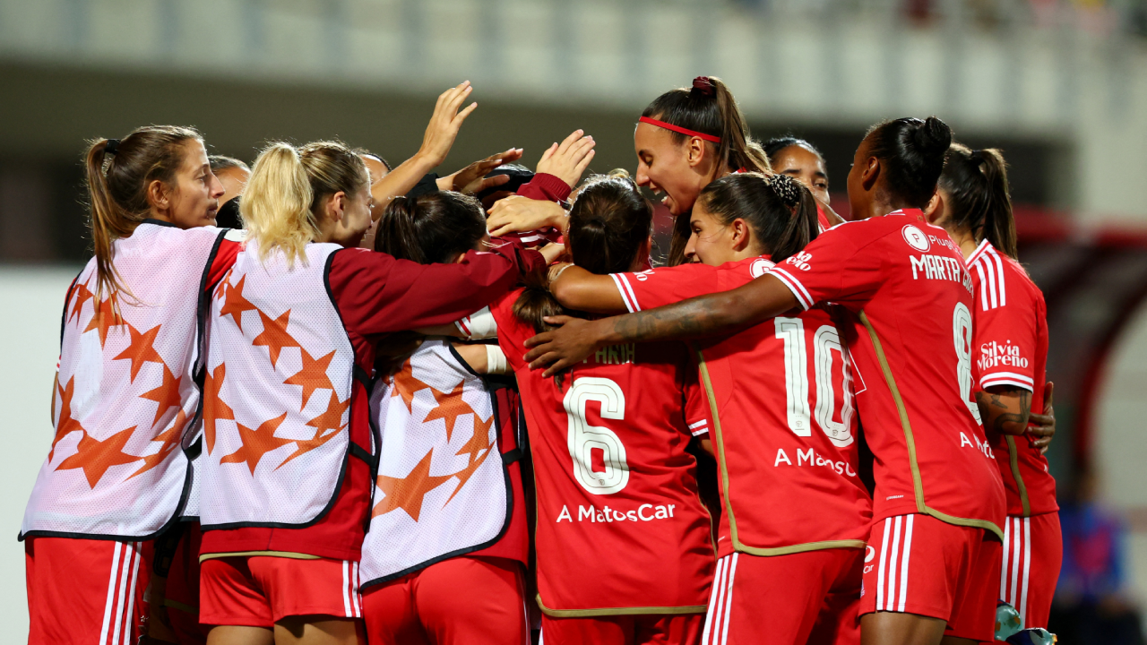 Futebol feminino: Benfica sobe para o 15.º lugar no ranking da